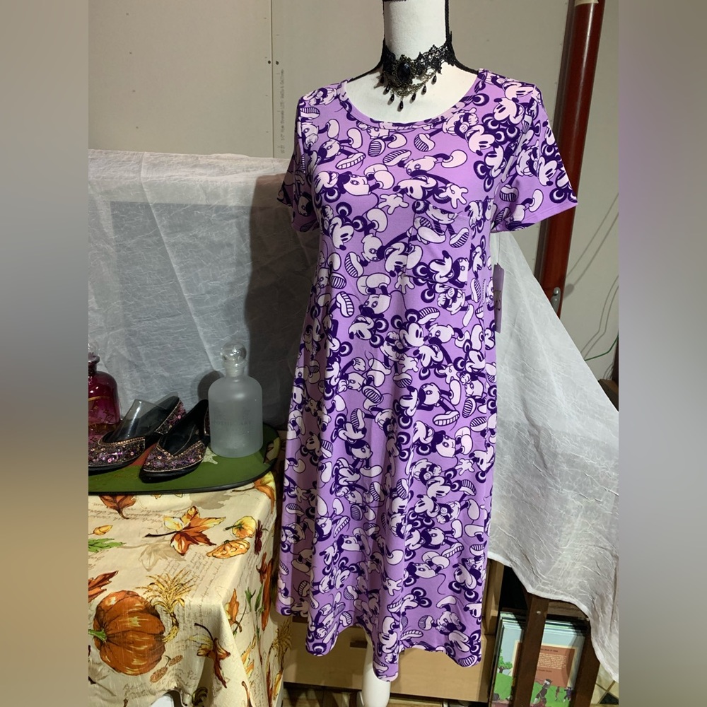 Lularoe Carly Disney Mickey Mouse Dress